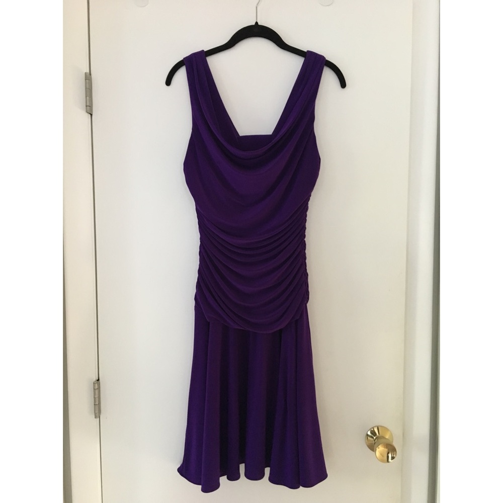 Purple Sleeveless Dress